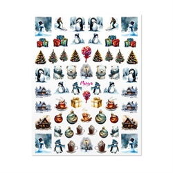 No. 3 Winter, Water Decal Sticker, Moyra 